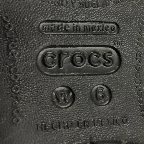 Crocs Kadee Size 6 Women’s Slip on Flats Shoes Black - Picture 10 of 10